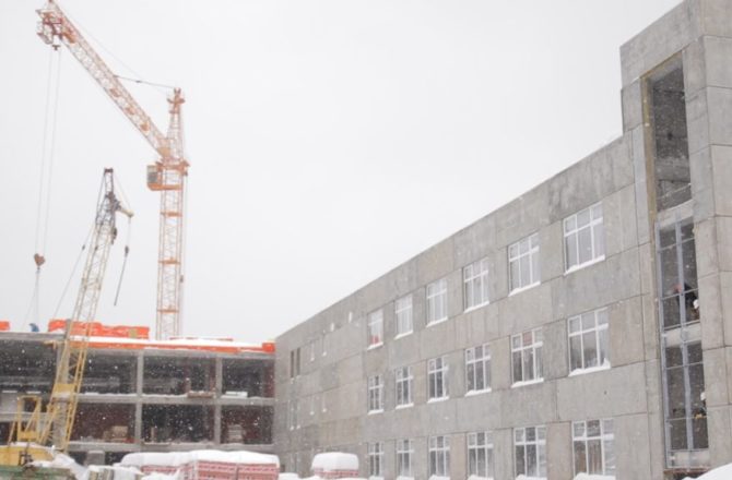 В Соликамске ждут окончания строительства новой гимназии